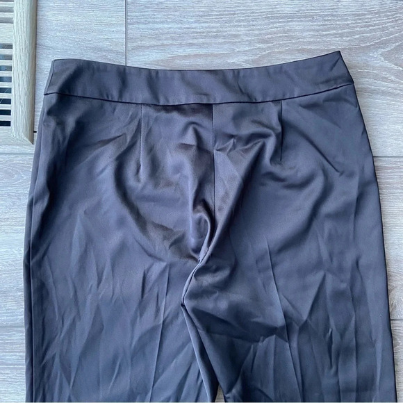 JS Collections Black Satin Trouser Pants Made in  Canada - Picture 12 of 12